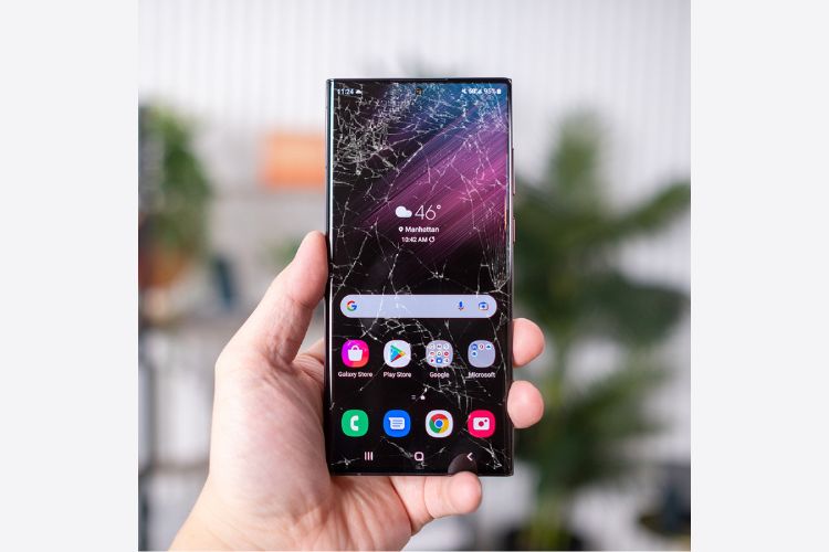 Dấu hiệu mặt kính Samsung Galaxy S22 Ultra 5G hư hỏng