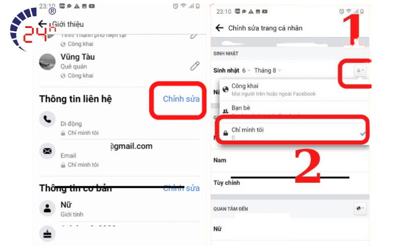 Cách khóa trang cá nhân facebook trên Android và iPhone