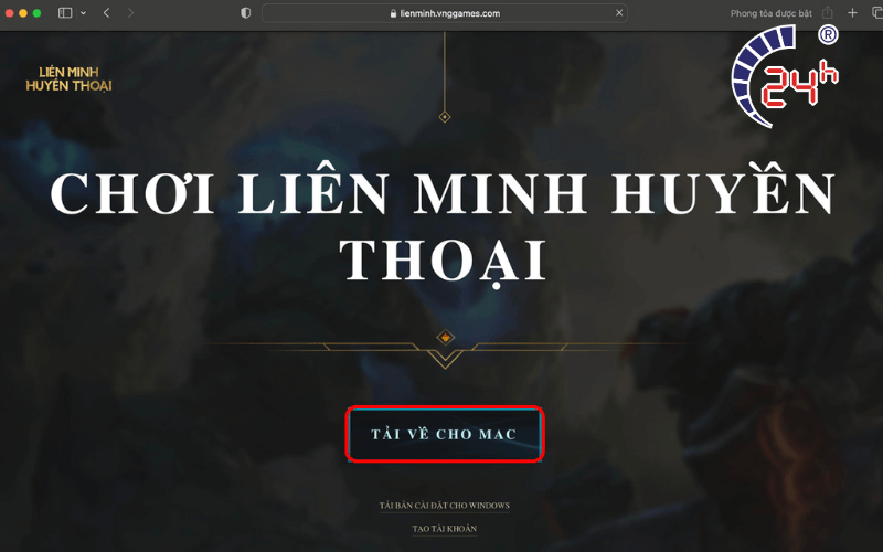 Cách tải TFT trên MacBook
