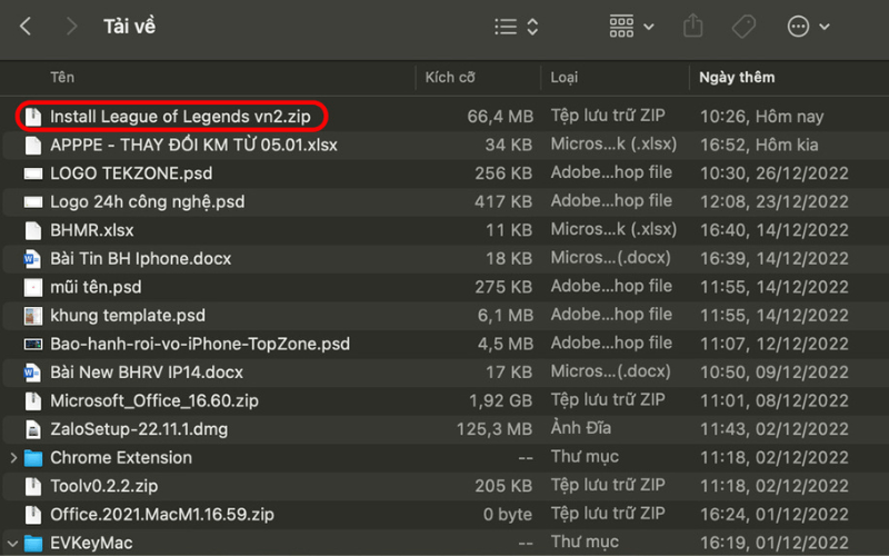 Tải LOL cho MacBook M1