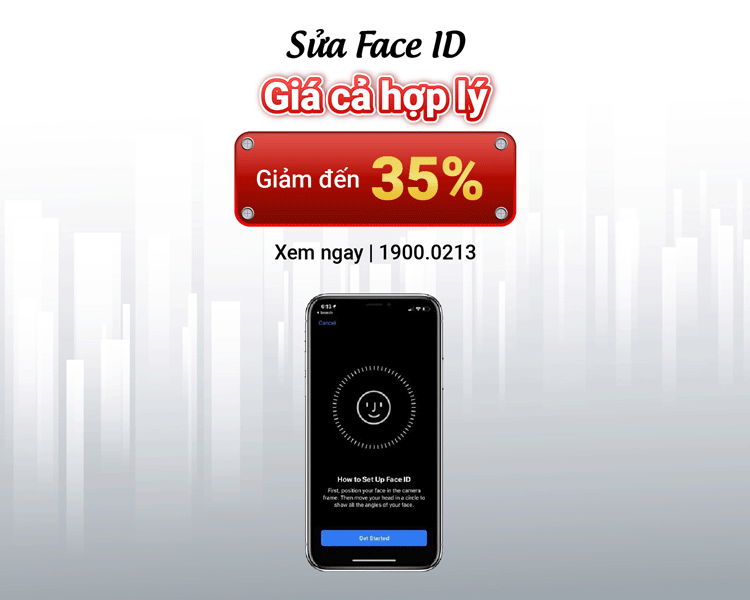Khách được giảm đến 20% chi phí sửa lỗi Face ID