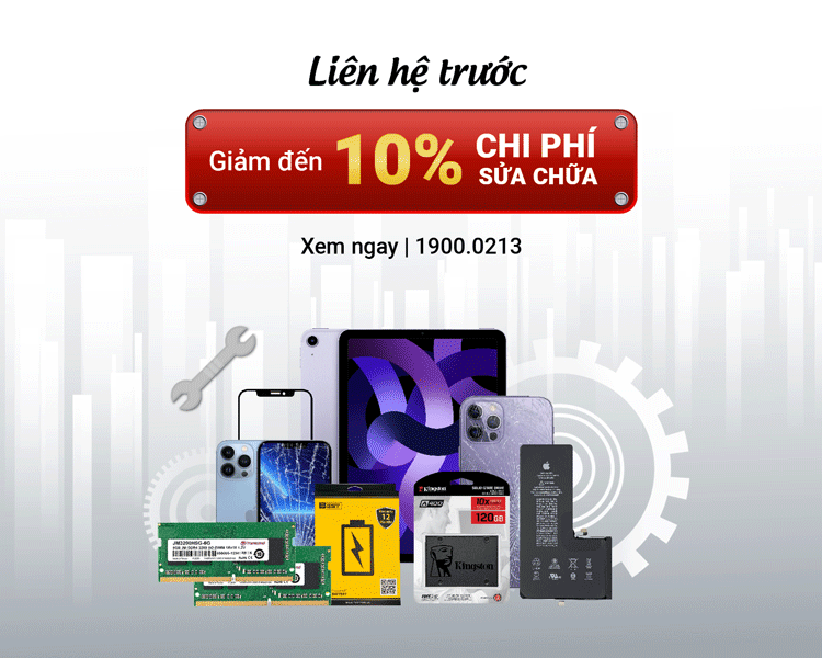 Giảm 10% chi phí sửa chữa khi khách hàng đặt lịch trước 