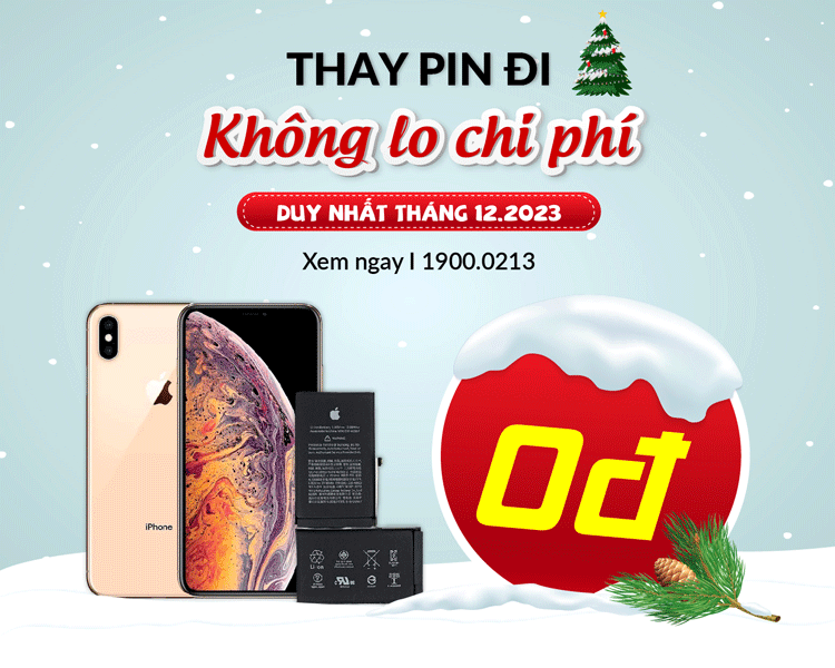 Khách có thể thay pin iPhone với giá từ 24.000 đồng