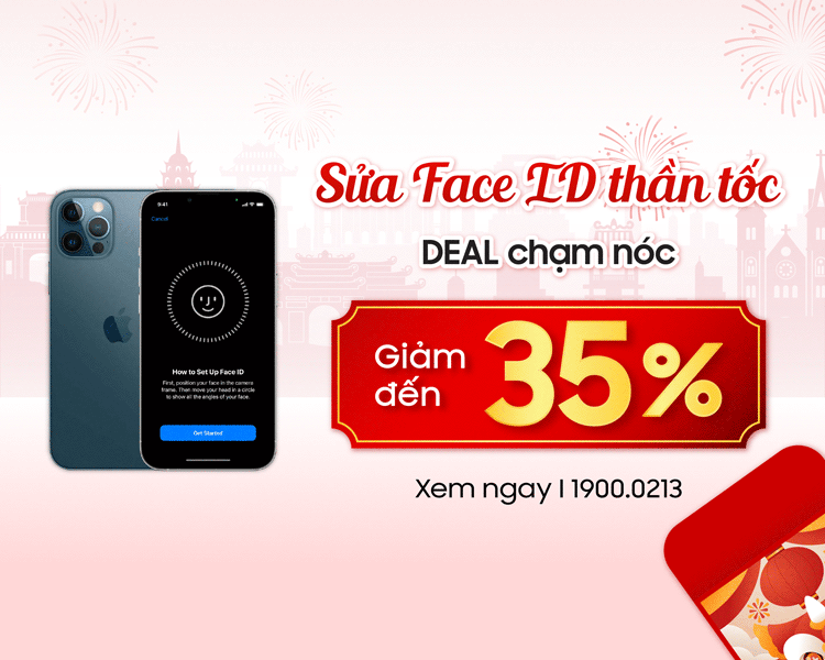 Khách được giảm đến 20% chi phí sửa lỗi Face ID
