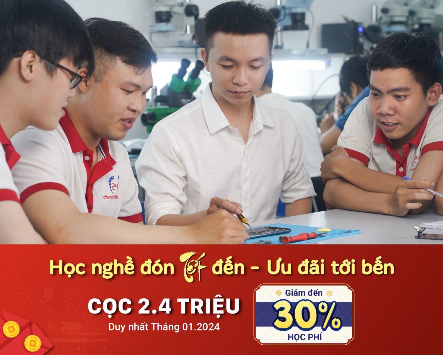 Học nghề đón Tết đến - Ưu đãi tới bến 