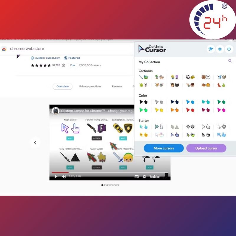 cac hieu ung con tro chuot cuc dep