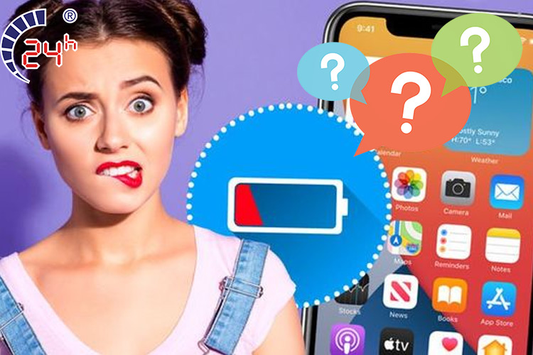 cách cài đặt hiện phần trăm pin trên iphone