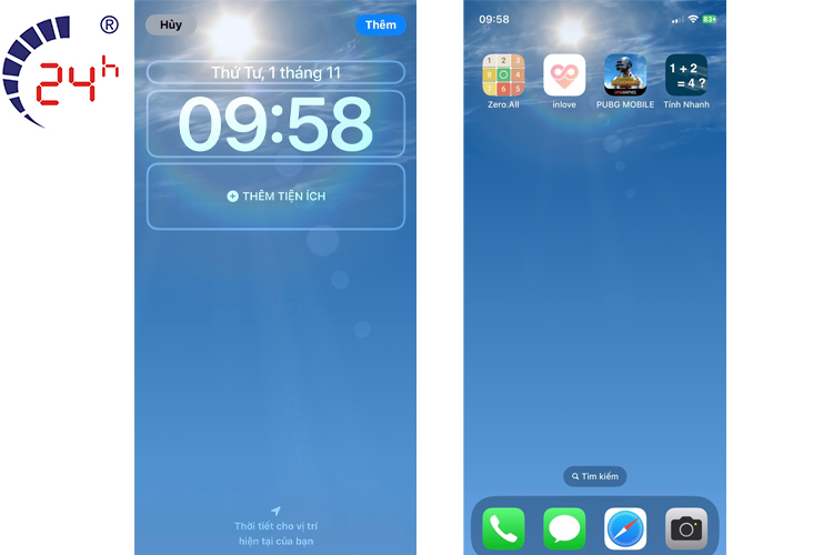 Cài đặt màn hình khóa iPhone
