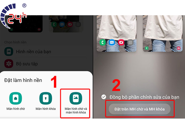 cài đặt màn hình khóa samsung