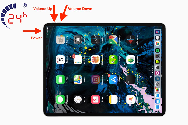 Khởi động lại iPad bị lỗi