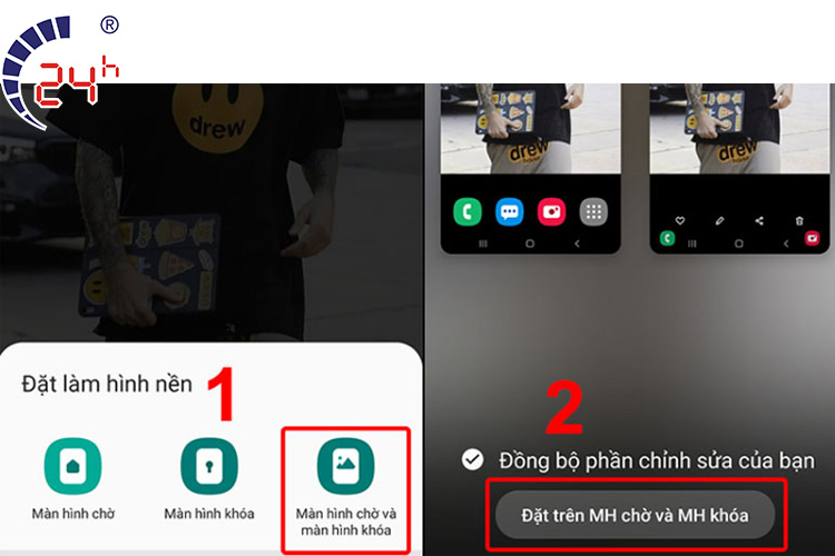 thay đổi ảnh màn hình khóa android
