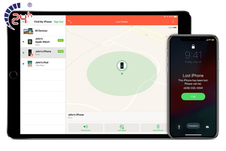 tìm iphone bị mất