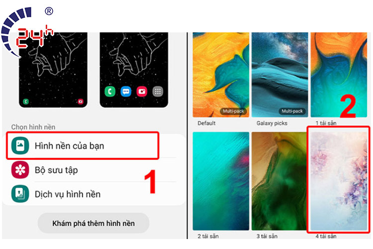 tự tạo hình nền điện thoại