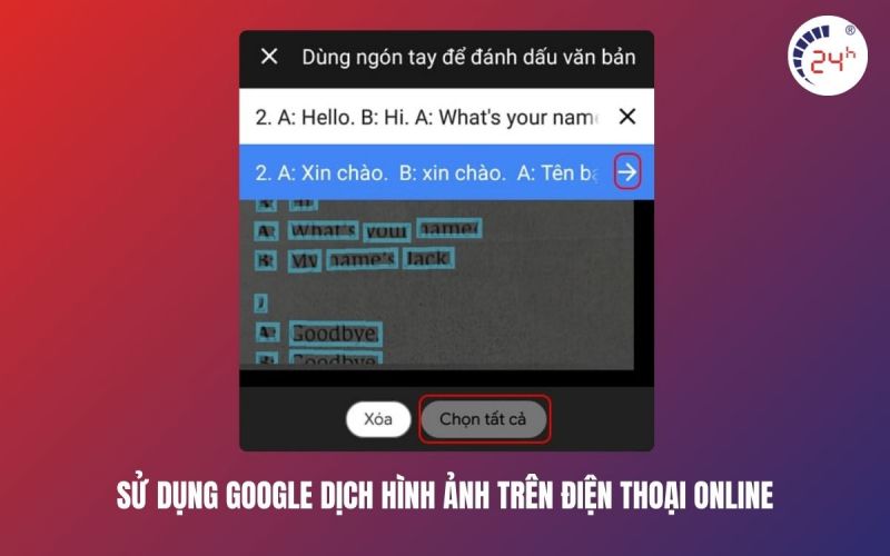cách sử dụng google dịch bằng hình ảnh