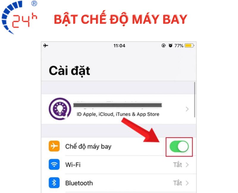 bat che do may bay de khac phuc loi sim ghep tren iphone