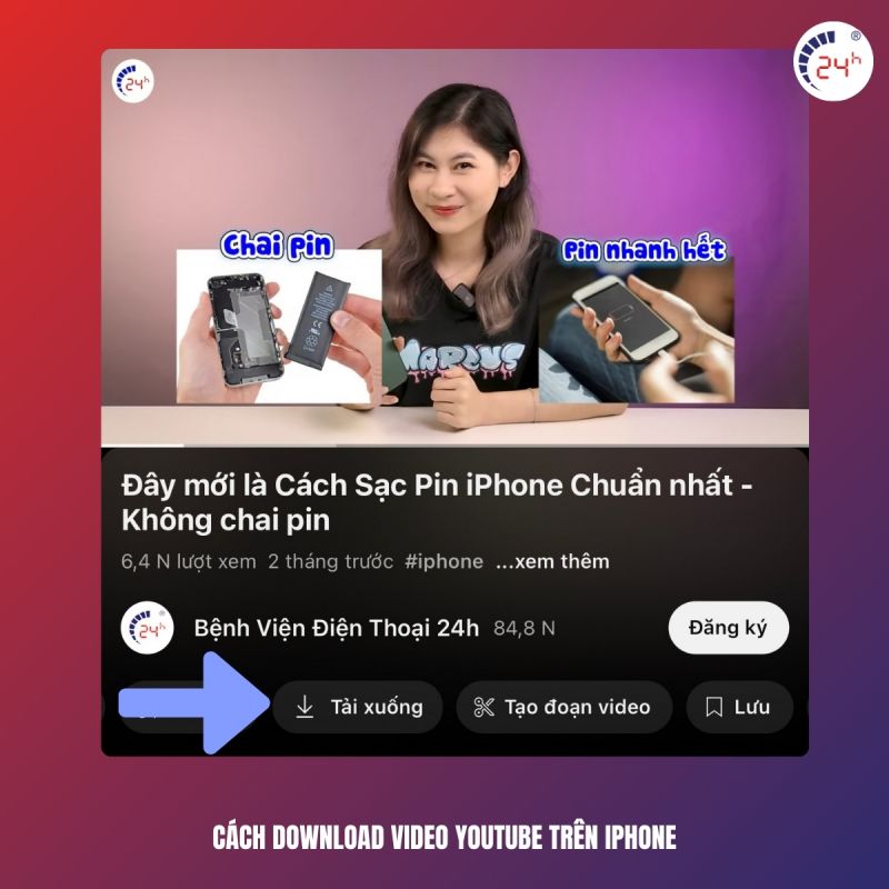 cách download video youtube trên iphone