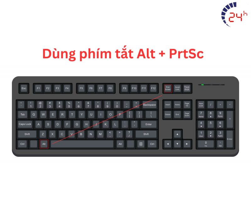 cách chụp màn hình máy tính bàn phím