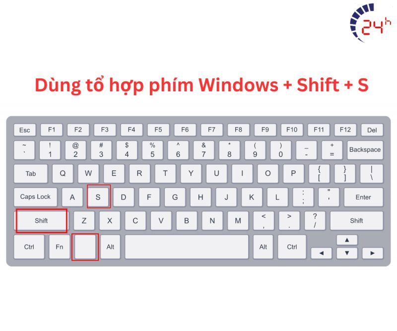 cách chụp màn hình máy tính bàn phím rời