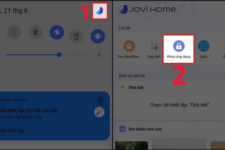  Tính năng Khóa ứng dụng
