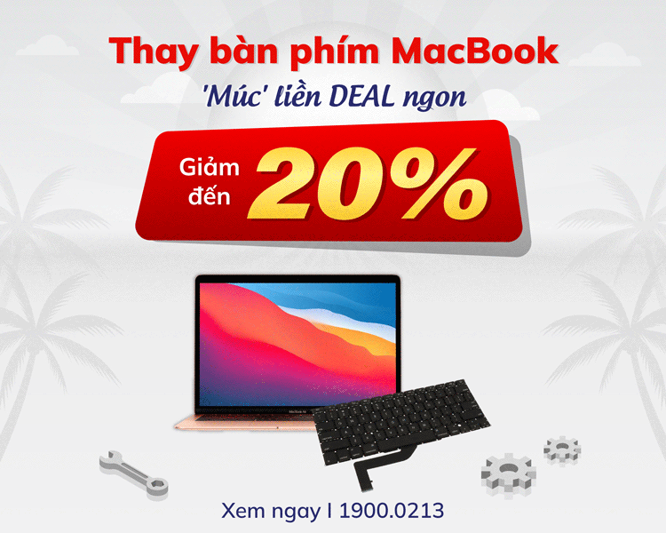 Thay bàn phím macbook