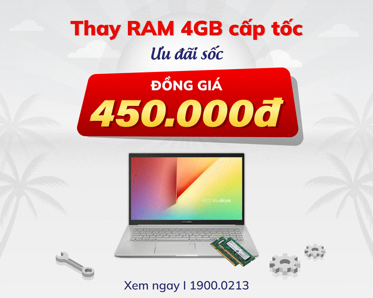 thay ram 450.000đ