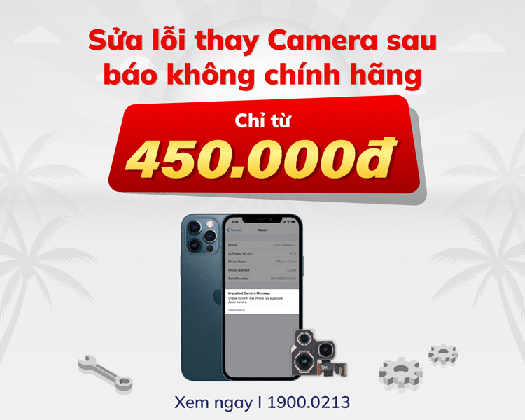 camera báo lỗi không chính hãng
