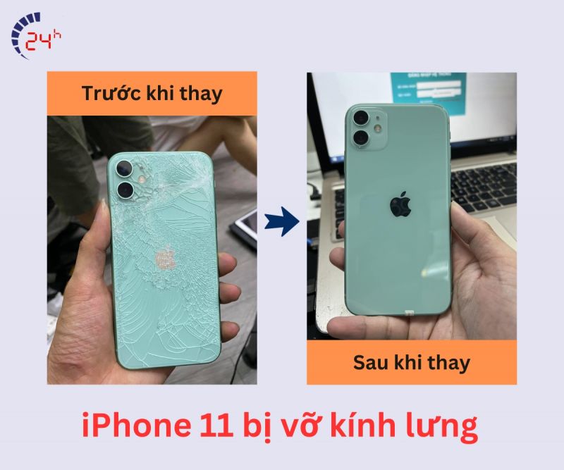 Thay kinh lung iPhone 11 gia re tai tphcm