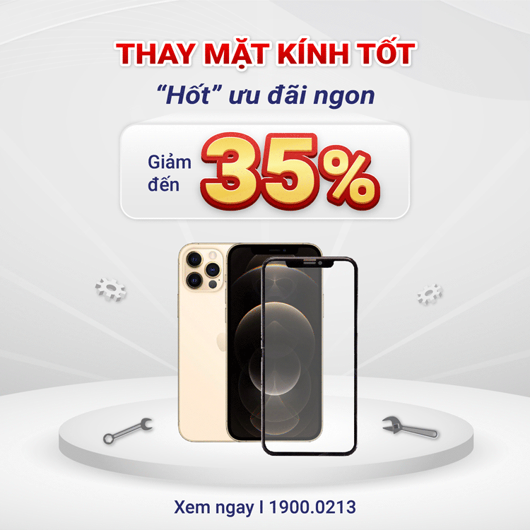 thay mặt kính iPhone giá tốt