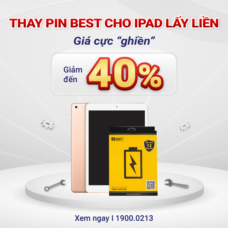 thay pin best iPad giá cực ghiền