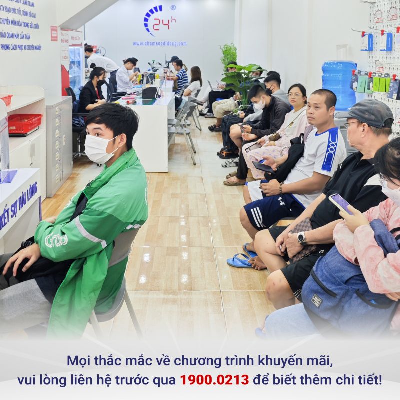 khách hàng sửa chữa tại 24h