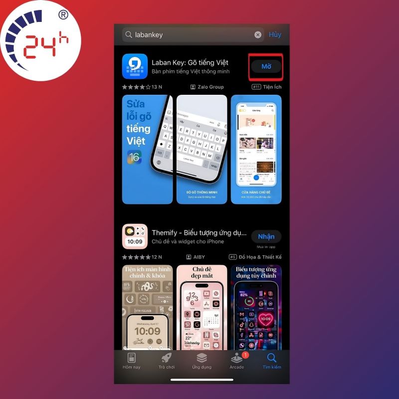 Tải app Laban Key trên Appstore