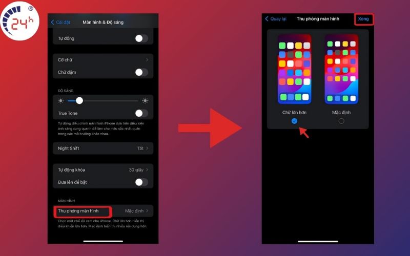 cách chỉnh kích cỡ bàn phím iPhone