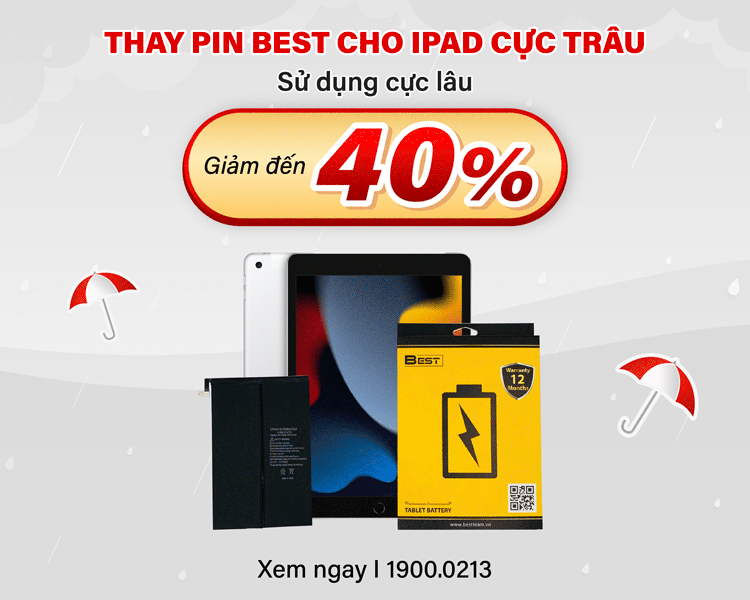 thay pin best iPad xài cực trâu