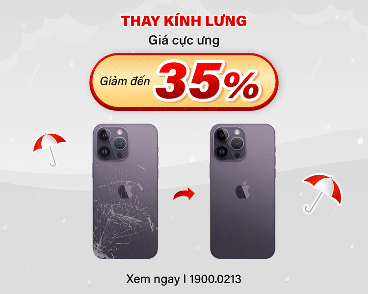 thay kính lưng iPhone giá cực ưng