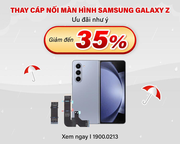 thay cáp nối màn hình samsung galaxy z