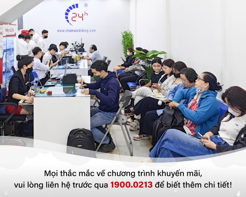 khách hàng sửa chữa tại 24h