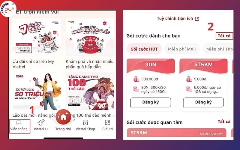 Huong dan dang ky mang viettel 4G bang app my viettel