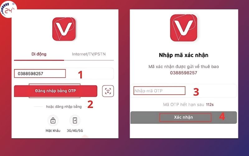 dang ky mang viettel 4G bang app my viettel