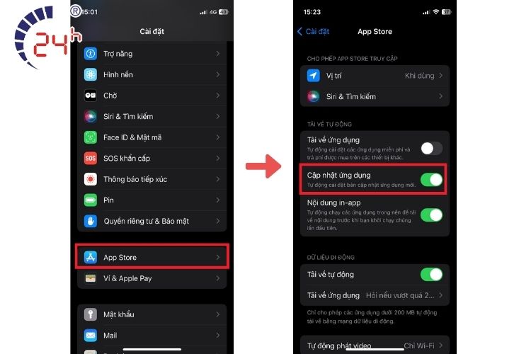 tình trạng pin iPhone tụt nhanh