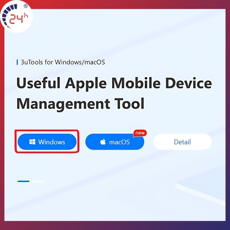 Tải 3utools để check iPhone chính hãng