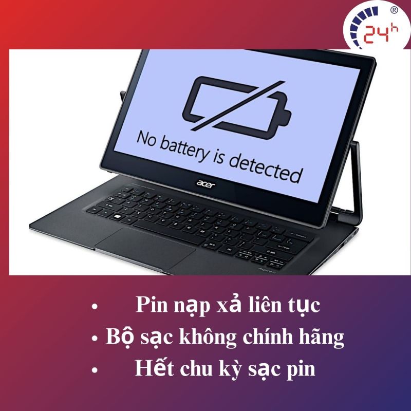 nguyen nhan dan den pin laptop acer bi hu hong