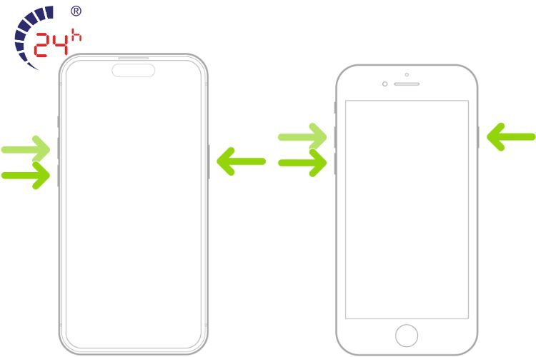 Khởi động lại iPhone 14 Pro Max bị đen màn hình mà vẫn có tiếng