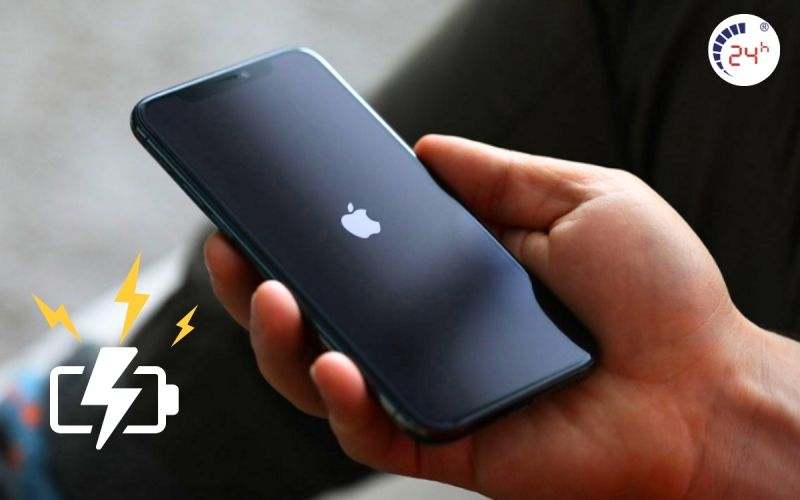 dấu hiệu iPhone bị sập nguồn khi hết pin