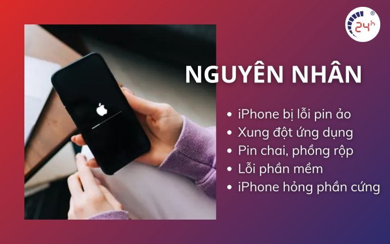 Nguyên nhân iPhone bị sập nguồn khi vẫn còn pin