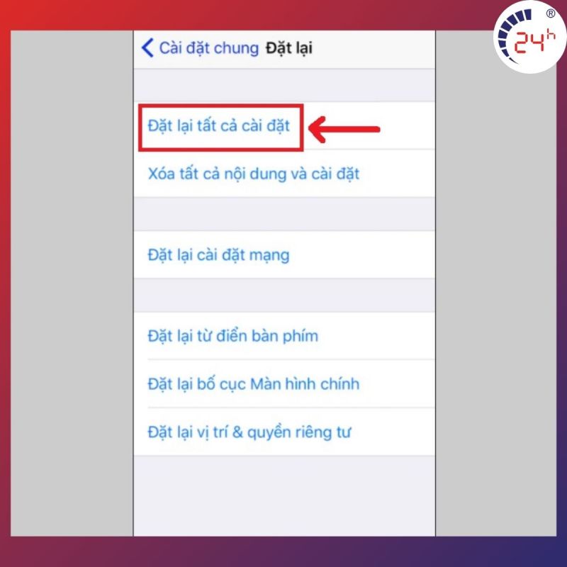 de nhan biet iPhone bypas la dat lai cai dat goc
