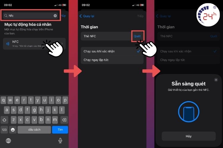 cách bật nfc trên iphone