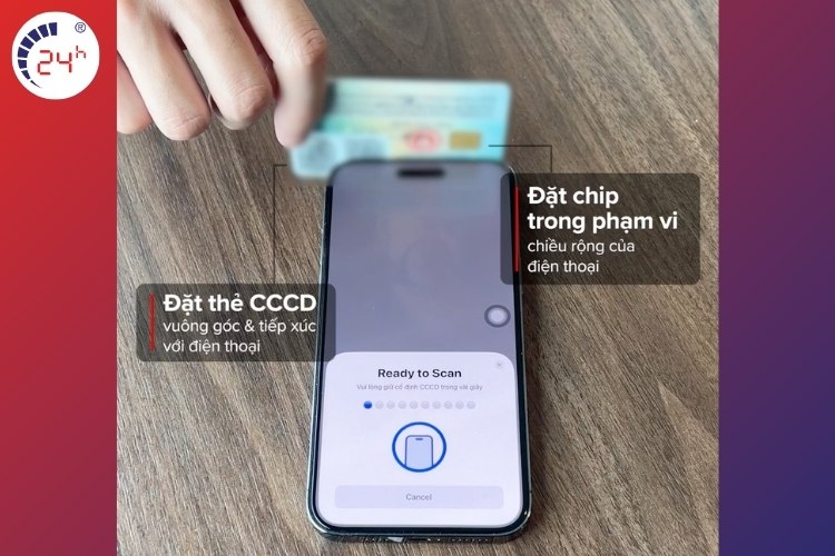 cách quét nfc cccd trên iPhone