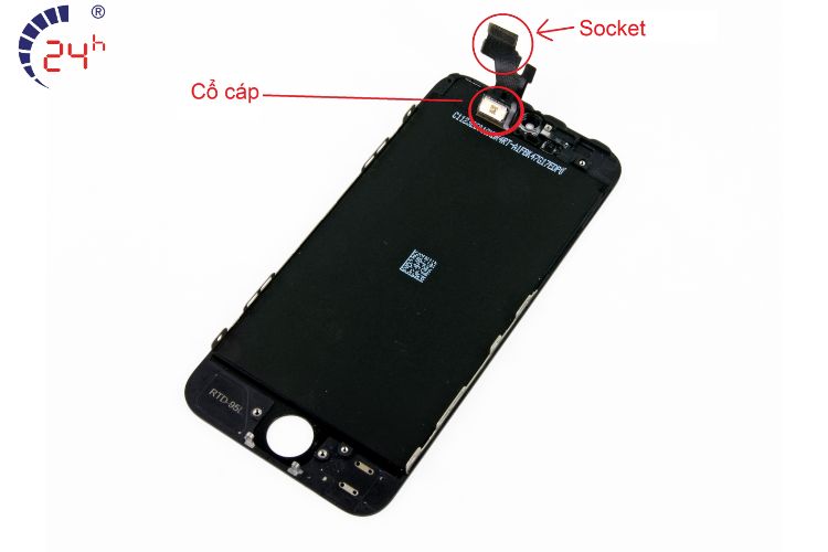 Loi phan cung lam cho man hinh iPhone bi soc trang doc