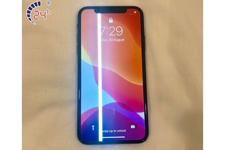 Loi phan mem khien cho man hinh iPhone bi soc trang doc