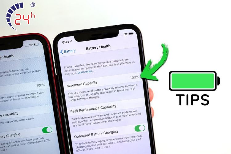 cách kiểm tra pin iphone đã thay chưa